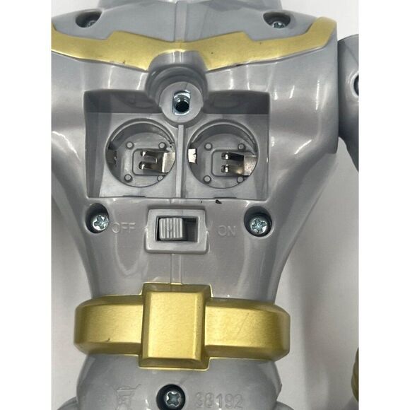 Power Rangers Super Megaforce Action Figure 10" Black & Silver Makes Noise Talks - Picture 5 of 8